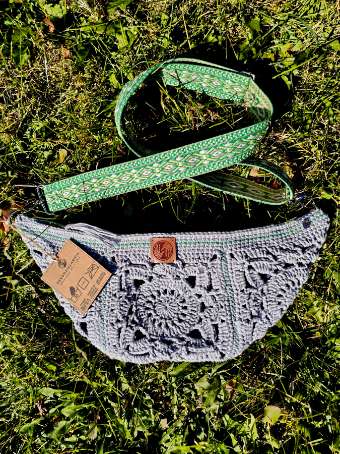 Ręcznie robiona bawełniana nerka w stylu boho